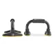 Image 6 for Упоры для отжиманий металлические HS-M020PU черно-желтые