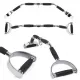 Image 9 for Ручка для верхньої тяги York Fitness 86см з паралельним хватом вигнута з гумовими рукоятками, хром