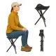 Image 9 for Стілець кемпінговий Outtec тринога розкладний чорний