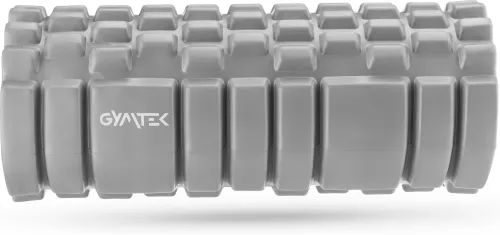 Масажний ролик Gymtek для йоги та фітнесу EVA 33*14см сірий