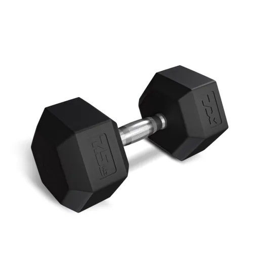 Гантеля шестигранная прорезиненная TX-075RD Trex Sport 7,5кг