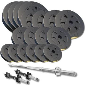 Набор со штангой и гантелями Besport PowerPro 89кг (гриф 167см)