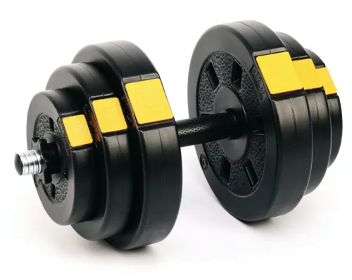 Преимущества наборных гантелей: