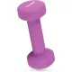 Image 2 for Гантели для фитнеса неопреновые Gymtek Queenfit 2х1кг фиолетовый