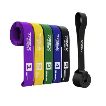 Набор резинок для фитнеса Trex Sport TX-005PBA 5в1 set A