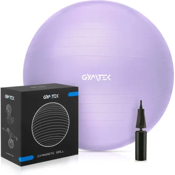 Фитбол Gymtek 65см лавандовый + насос