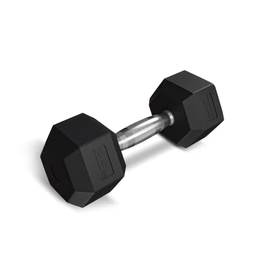 Гантеля шестигранная прорезиненная TX-025RD Trex Sport 2,5кг