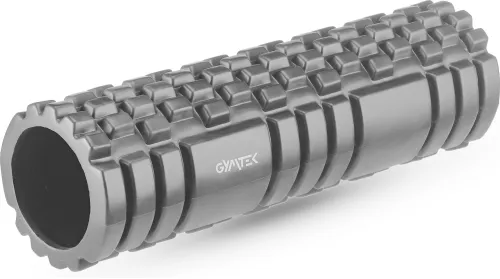 Масажний ролик Gymtek для йоги та фітнесу EVA 45см сірий