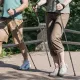 Image 7 for Трекинговые палки Outtec Alu телескопические 65-135см для скандинавской ходьбы золотистый