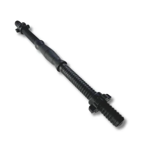 Гриф гантельный Trex Sport TX 51см (25мм) из пласт. гайками черный