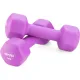 Гантелі для фітнесу неопренові Gymtek Hex 2х3кг фіолетовий