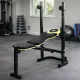 Image 16 for Тренировочная скамейка Besport WB-003 горизонтальная для жима со стойкой под штангу