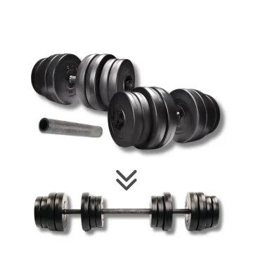 Гантели Elitum 2х31кг + удлинитель грифа для штанги