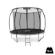Image 3 for Батут Outtec Premium 12ft (374см) черно-серый с внутренней сеткой