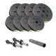Image 1 for Набор гантели-штанга 2в1 Besport PowerPro 32кг с переходником
