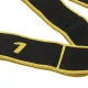 Image 2 for Резинка для фитнеса с петлями Gymtek Queenfit 86,5 х 4см черно-желтая