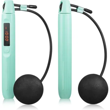 Розумна скакалка Gymtek Smart з дисплеєм і Bluetooth бірюзова