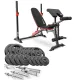 Image 1 for Набор Hop-Sport Strong 76кг со скамьей HS-1095