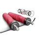 Image 3 for Скакалка з підшипниками та м'якою рукояткою Hop-Sport HS-P030JR червона