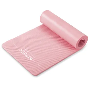 Коврик (мат) для йоги и фитнеса Gymtek NBR 1см розовый