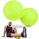 Image 2 for Силиконовый массажный двойной мяч 63 мм Hop-Sport HS-S063DMB салатовый