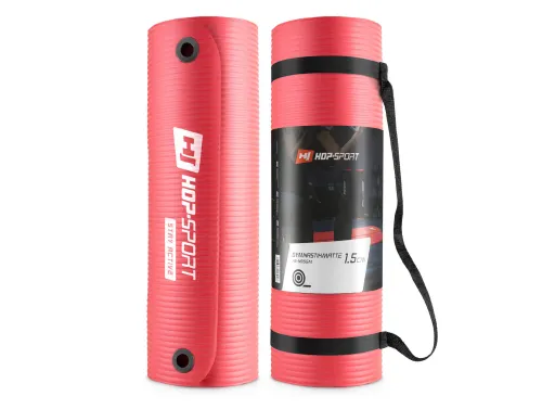 Мат для фитнеса Hop-Sport HS-N015GM 1,5см Red
