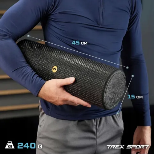 Роллер масажер Trex Sport TX-045EPR EPP соти 45см чорний