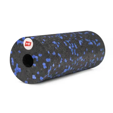 Мини массажный ролик (валик, роллер) Hop-Sport EPP 15см HS-P015YG черно-синий