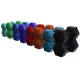 Image 3 for Гантели для фитнеса композитные Hop-Sport HS-C060DS 2х6кг оранжевый