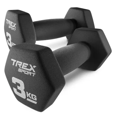 Гантели для фитнеса неопреновые TREX Sport TX-030VD 2x3кг