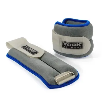 Утяжелители York Fitness Soft для рук и ног 2х1,5кг серый