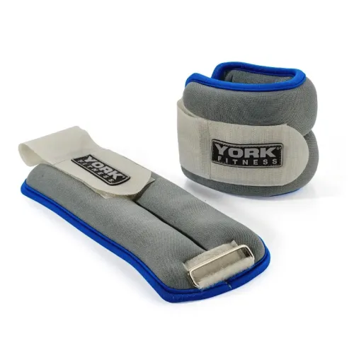Утяжелители York Fitness Soft для рук и ног 2х1,5кг серый