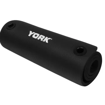 Мат для фитнеса с отверстиями York Fitness NBR 1см черный