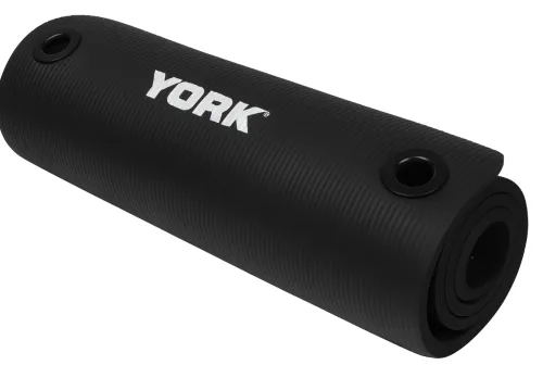 Мат для фитнеса с отверстиями York Fitness NBR 1см черный