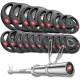 Image 1 for Набор олимпийский Hop-Sport PRO 185кг с грифом 220см