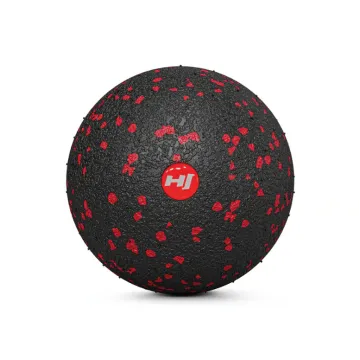 Масажний мяч EPP 80 мм Hop-Sport HS-S008MBR чорно-червоний