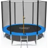 Батут Funfit 8ft (252см) синий с внешней сеткой