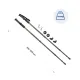 Image 14 for Трекинговые палки Outtec Alu телескопические 65-135см для скандинавской ходьбы золотистый