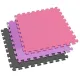 Image 7 for Мат-пазл Hop-Sport EVA 1см HS-A010PM - 9 частей серый/фиолетовый/розовый