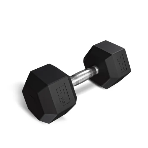 Гантеля шестигранная прорезиненная TX-050RD Trex Sport 5кг