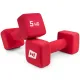 Image 1 for Гантели для фитнеса неопреновые квадратные Hop-Sport HS-V050DS 2х5кг
