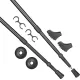 Image 13 for Трекинговые палки Outtec Alu телескопические 65-135см для скандинавской ходьбы золотистый