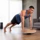 Image 6 for Балансувальна дошка Gymtek кругла для фітнесу та координації натуральний