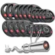 Image 1 for Набор олимпийский Hop-Sport PRO 115кг с W-образным грифом
