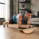 Image 4 for Балансировочная доска Gymtek прямоугольная для фитнеса и координации натуральная