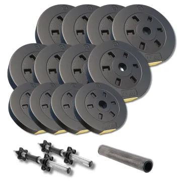 Набор гантели-штанга 2в1 Besport PowerPro 52кг с переходником