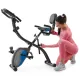 Image 6 for Велотренажер магнітний Hop-Sport HS-3010X Grix X-Bike з еспандерами чорно-синій