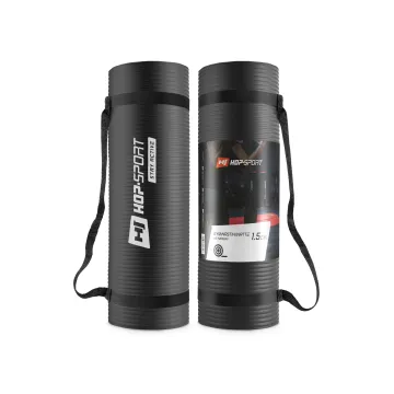 Мат для фитнеса и йоги с отверстиями Hop-Sport HS-N015GM 1,5см черный