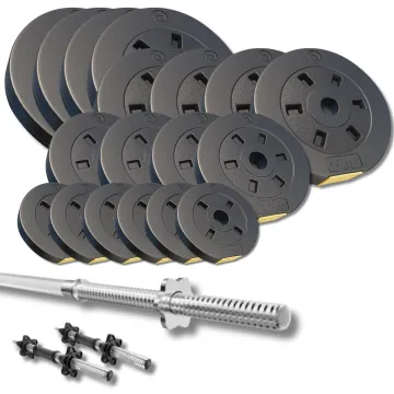 Набор со штангой и гантелями Besport PowerPro 92кг (гриф 218см)