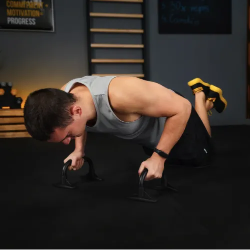 РУЧКИ ДЛЯ ВІДЖИМАНЬ - ГЛИБИННЕ ОПРАЦЮВАННЯ М'ЯЗІВ